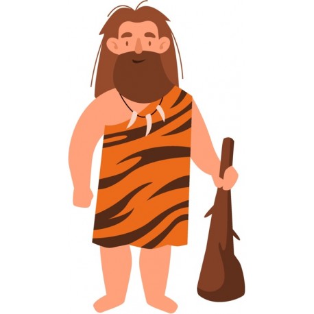 stickers homme prehistoire