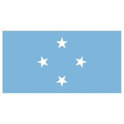 Sticker - Drapeau Micronesia REFG893