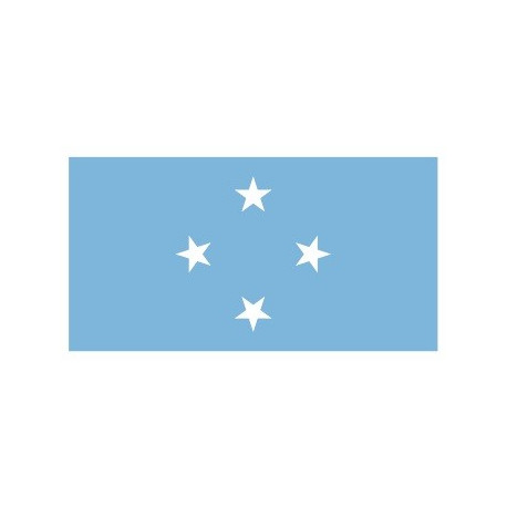 Sticker - Drapeau Micronesia REFG893