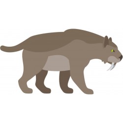 stickers theme prehistoire animal