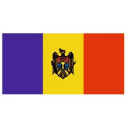 Sticker - Drapeau Moldavie REFG894