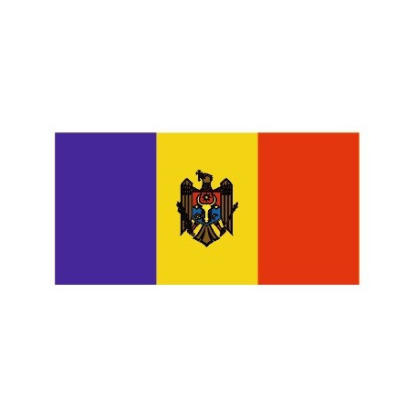 Sticker - Drapeau Moldavie REFG894
