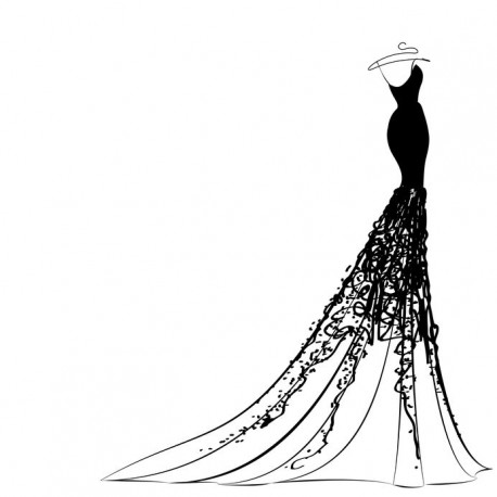 autocollant robe glamour
