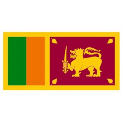 Sticker - Drapeau Sri Lanka REFG906
