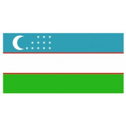 Sticker - Drapeau Ouzbekistan REFG907