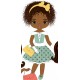 stickers robe courte rose
