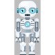 autocollant robot chambre garcon