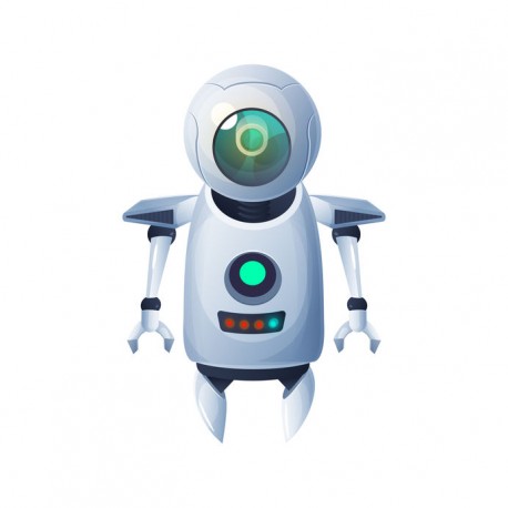 autocollant robot deco