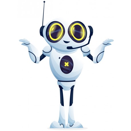 autocollant robot deco garcon