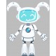 autocollant robot decoration