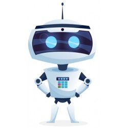 autocollants muraux robot deco garcon