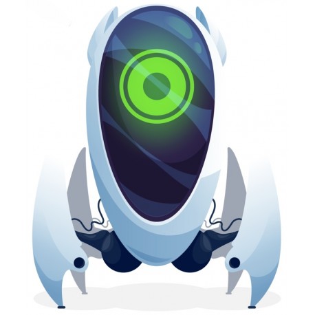 autocollants muraux robot pas cher