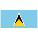 Sticker - Drapeau Saint Lucie REFG916