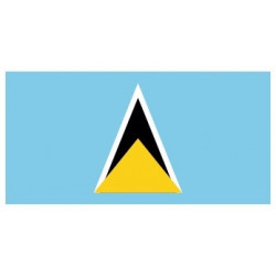 Sticker - Drapeau Saint Lucie REFG916