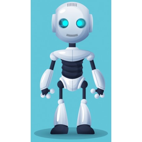 autocollants robot deco