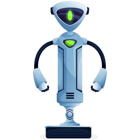 autocollants robot decoratif