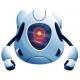 autocollants robot decoration garcon