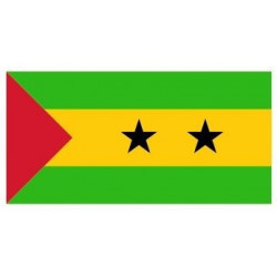 Sticker - Drapeau Sao Tomé REFG919