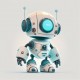 sticker mural robot deco garcon