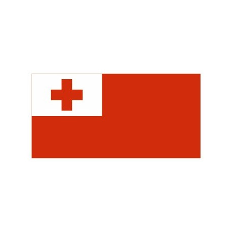 Sticker - Drapeau Tonga REFG924