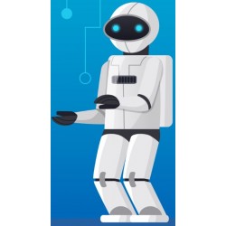 sticker robot chambre