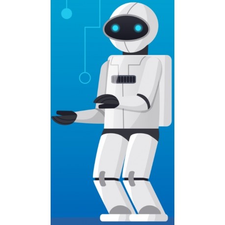 sticker robot chambre