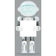sticker robot chambre garcon