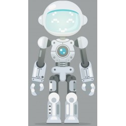 sticker robot deco