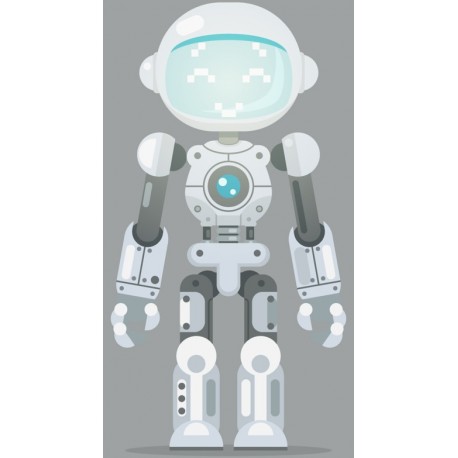 sticker robot deco