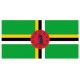 Sticker - Drapeau Dominique REFG933
