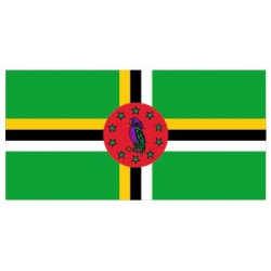 Sticker - Drapeau Dominique REFG933