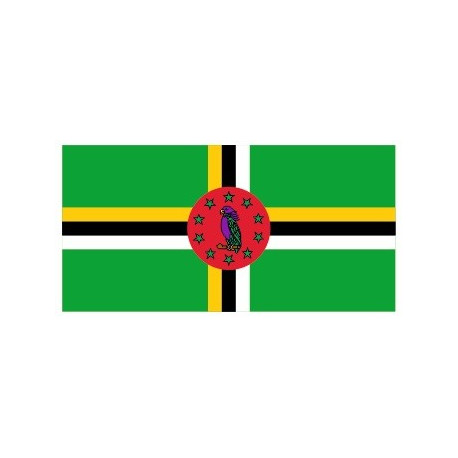 Sticker - Drapeau Dominique REFG933