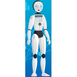 stickers muraux robot deco chambre