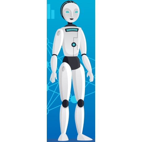 stickers muraux robot deco chambre