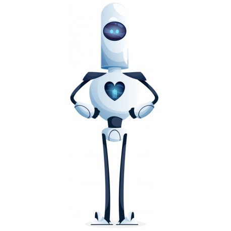 stickers muraux robot decoration