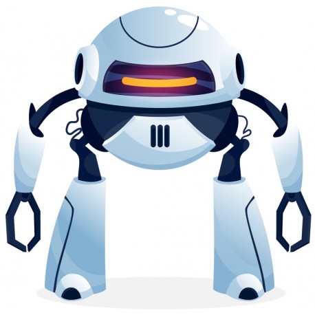 stickers muraux robot decoration chambre