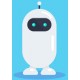stickers muraux robot homme