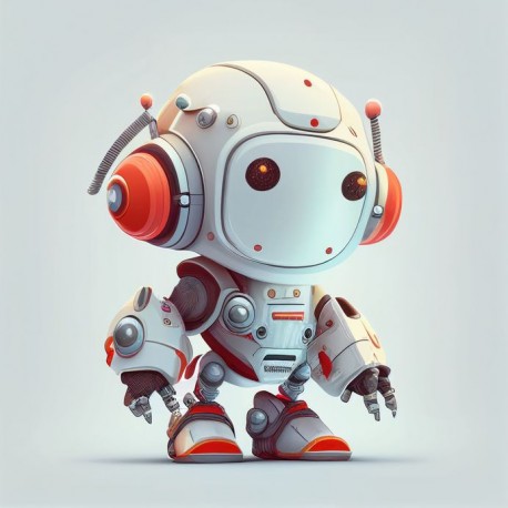 stickers robot deco chambre