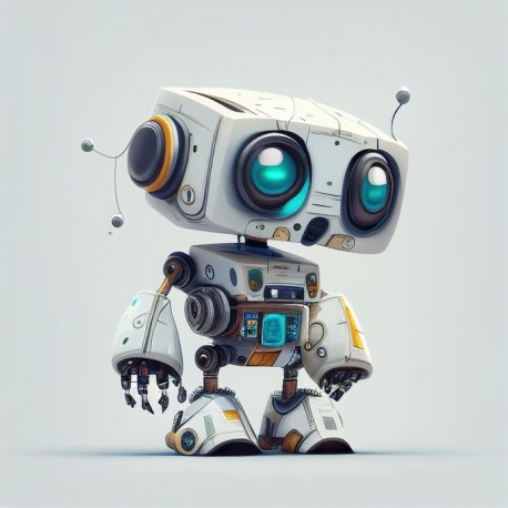 stickers robot deco garcon