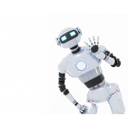 stickers robot decoratif