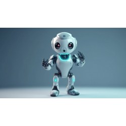 stickers robot decoration chambre