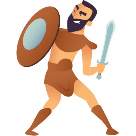 autocollant mural romaine