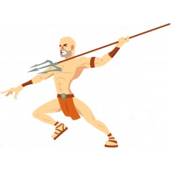 autocollants guerrier