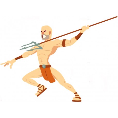 autocollants guerrier