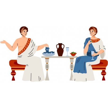 sticker mural romain