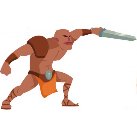 stickers muraux combattant chambre garcon