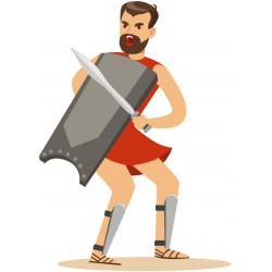 stickers muraux romain enfant