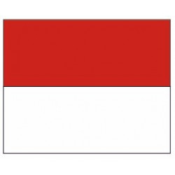 Sticker - Drapeau Monaco REFG146