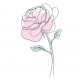 autocollant rose pas cher