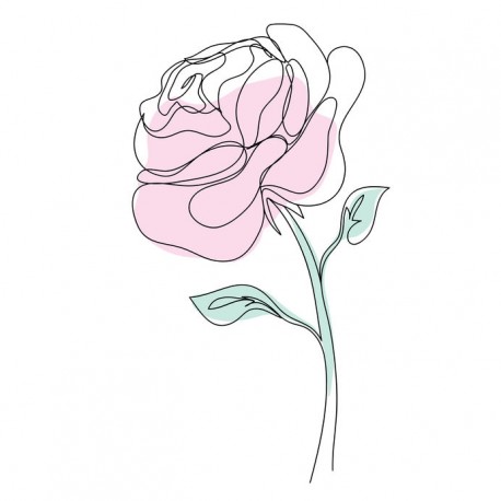 autocollant rose pas cher